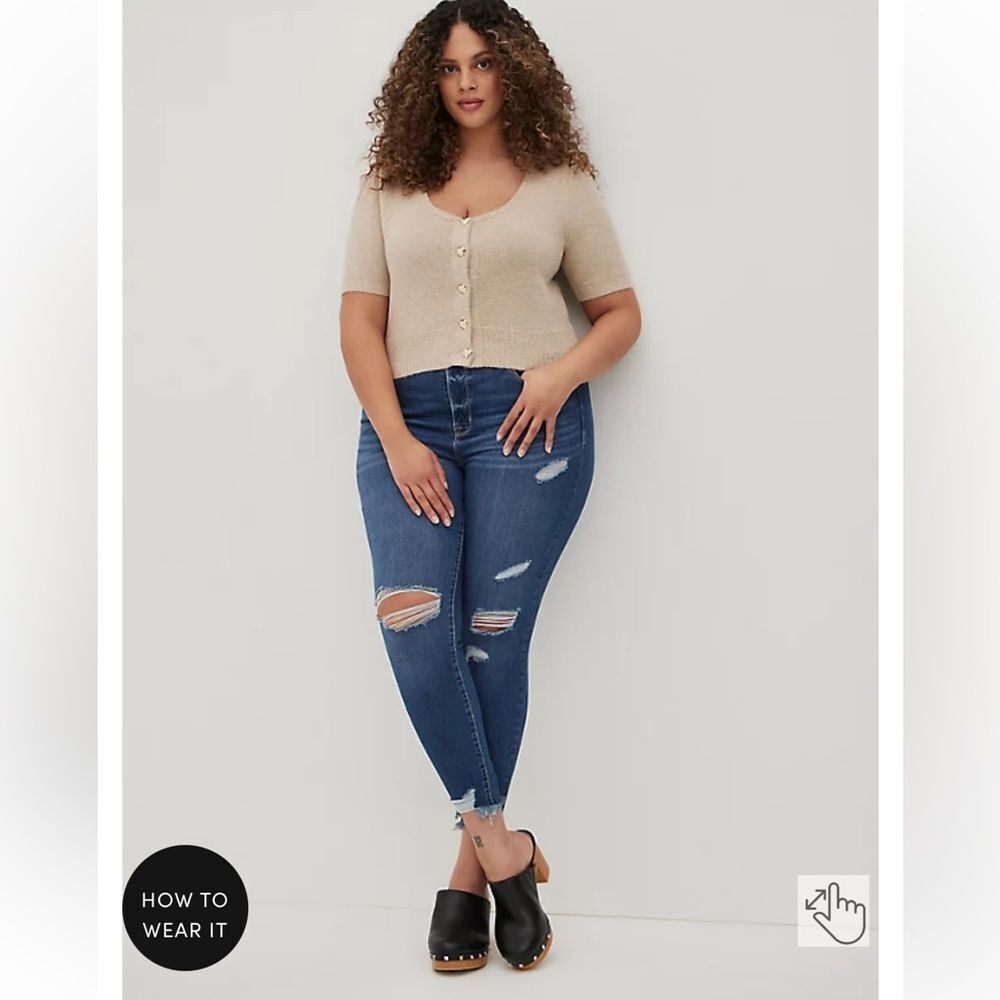 Torrid - Women’s sky high skinny premium stretch high rise jeans